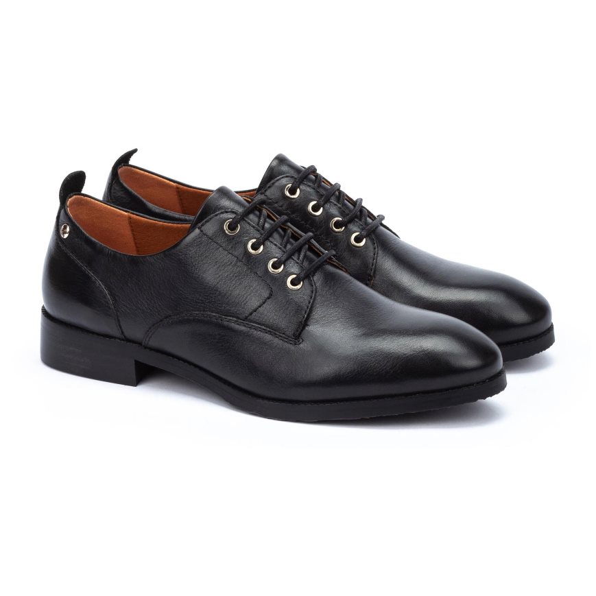 Black Pikolinos ROYAL Women's Derby Shoes | WJTF19064