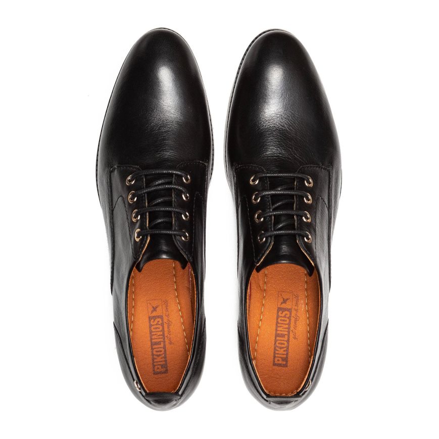 Black Pikolinos ROYAL Women's Derby Shoes | WJTF19064