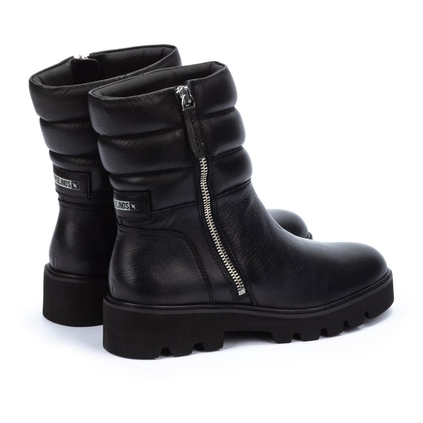 Black Pikolinos SALAMANCA Women's Ankle Boots | XY1T6T789