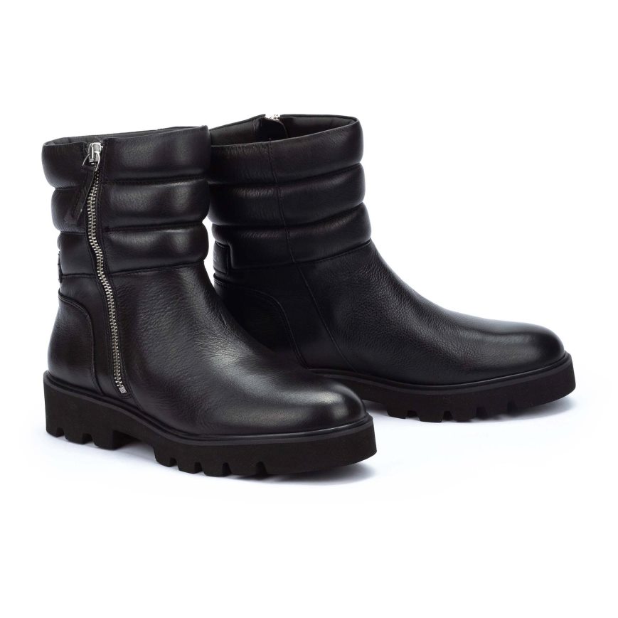 Black Pikolinos SALAMANCA Women's Ankle Boots | XY1T6T789