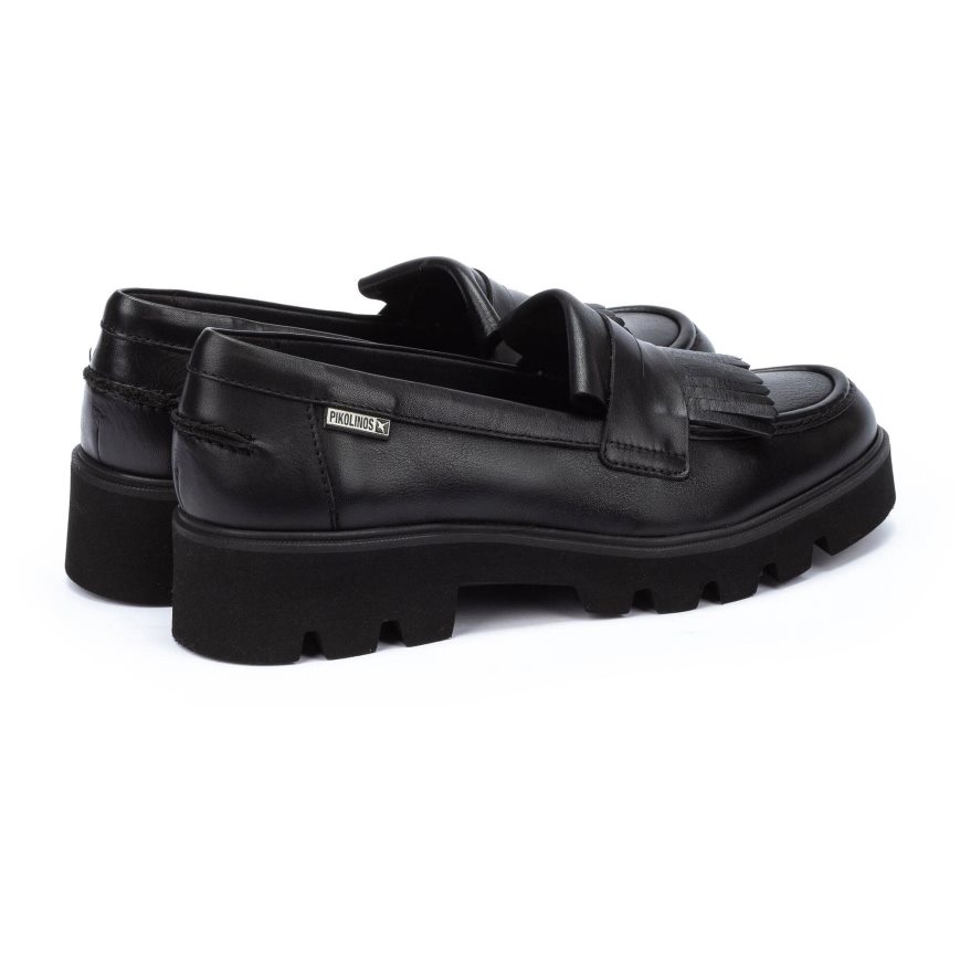 Black Pikolinos SALAMANCA Women's Loafers | JHQV13694