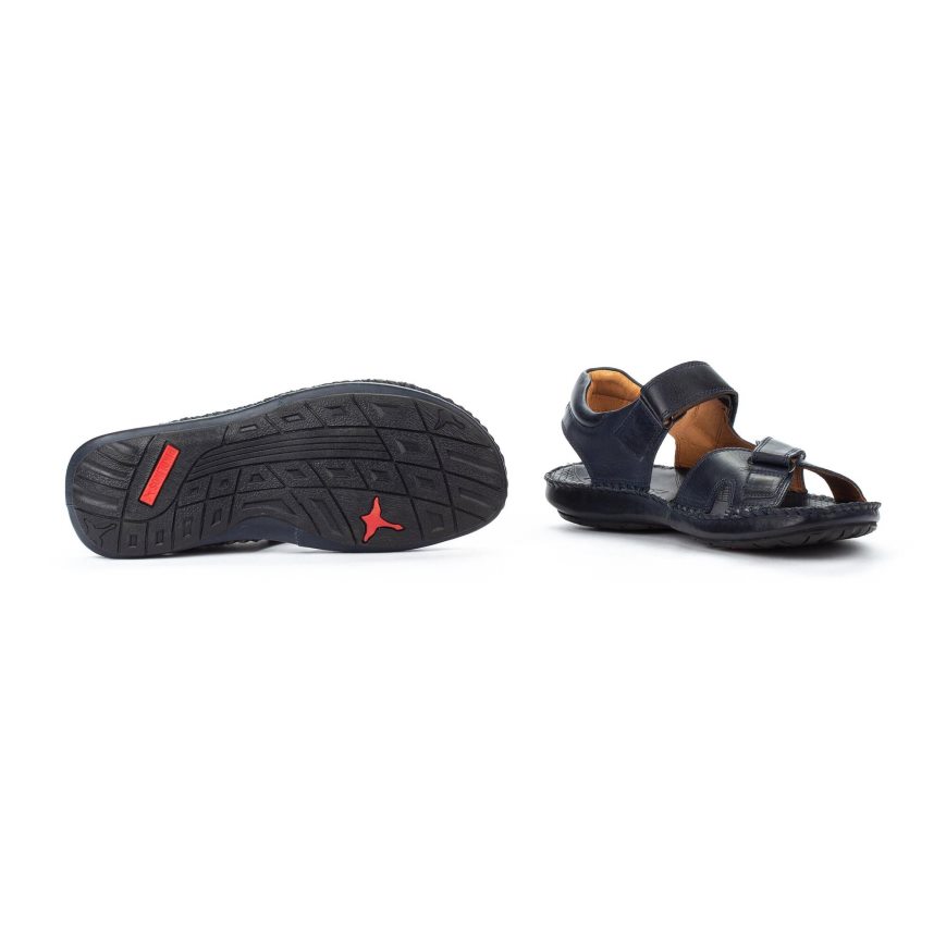 Black Pikolinos TARIFA Men's Sandals | NCWS98370