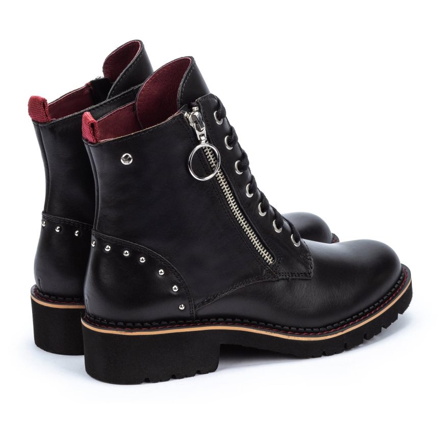 Black Pikolinos VICAR Women's Ankle Boots | ACLD91208