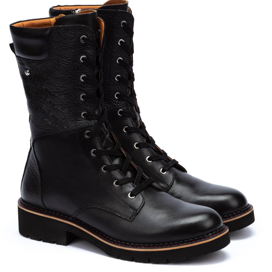 Black Pikolinos VICAR Women's Ankle Boots | AGRP63412