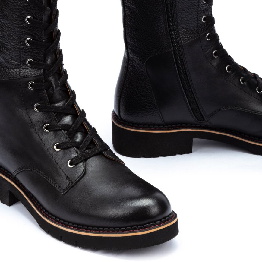 Black Pikolinos VICAR Women's Ankle Boots | AGRP63412