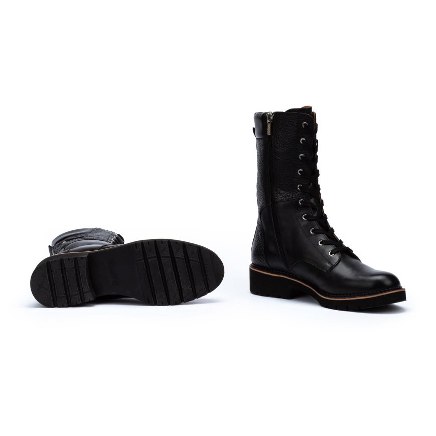 Black Pikolinos VICAR Women's Ankle Boots | AGRP63412