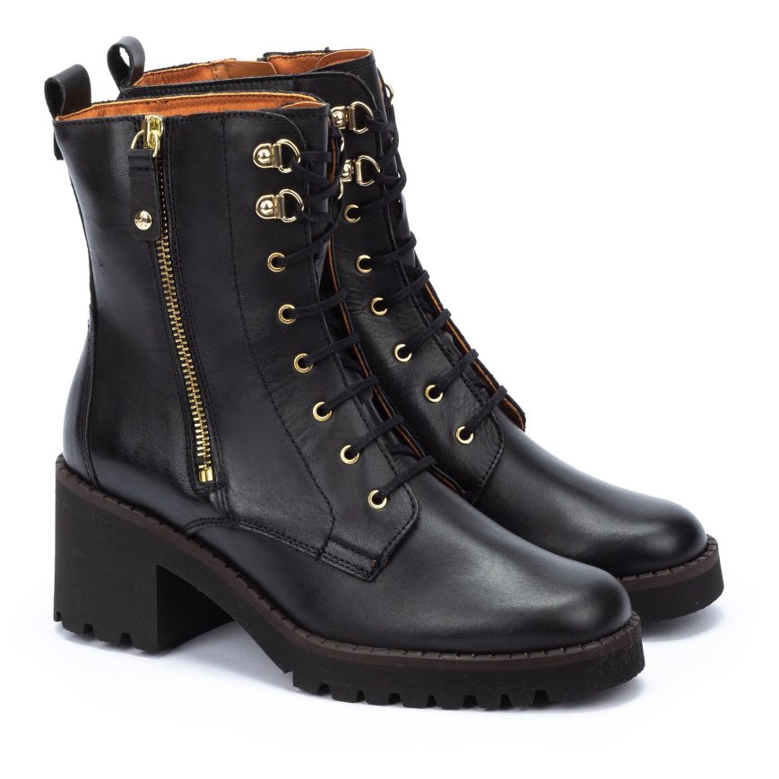 Black Pikolinos VIELLA Women's Ankle Boots | JIPO93846