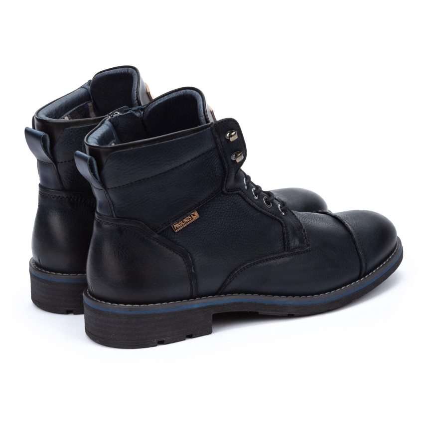 Black Pikolinos YORK Men's Ankle Boots | WRQH3670T