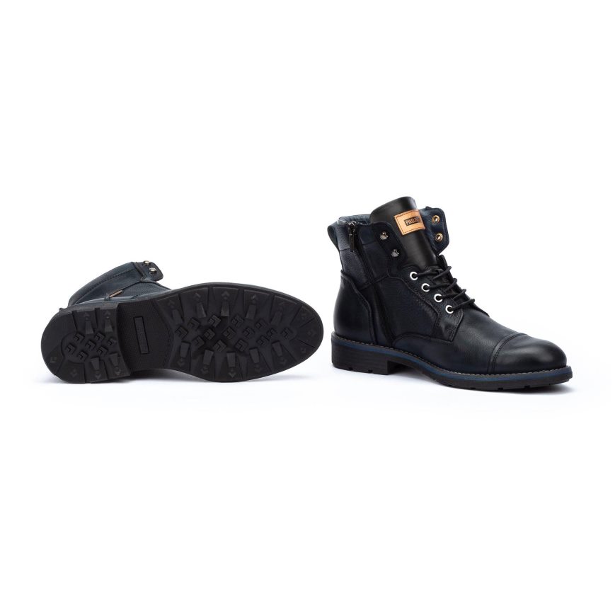 Black Pikolinos YORK Men's Ankle Boots | WRQH3670T