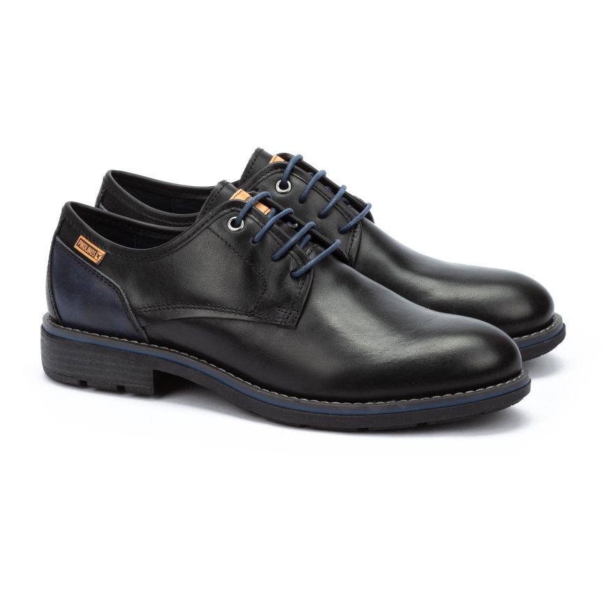 Black Pikolinos YORK Men's Casual Shoes | MTSX41938