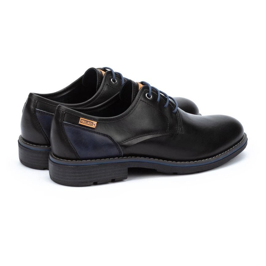 Black Pikolinos YORK Men's Casual Shoes | MTSX41938