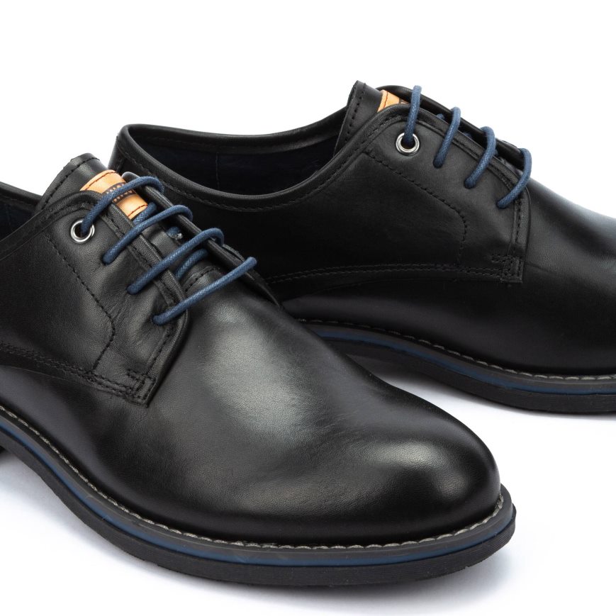 Black Pikolinos YORK Men's Casual Shoes | MTSX41938