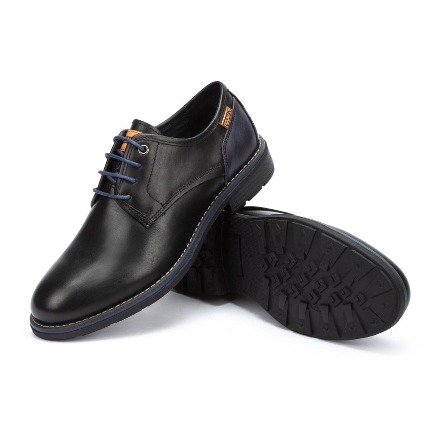 Black Pikolinos YORK Men's Casual Shoes | MTSX41938