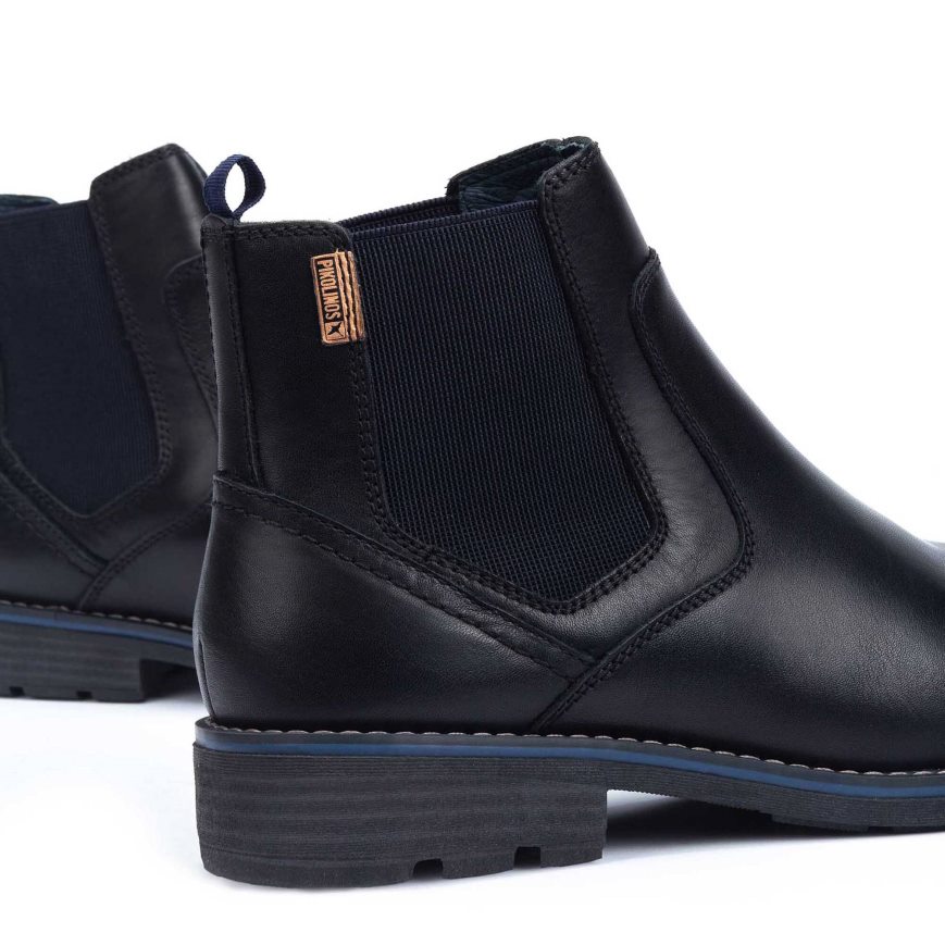 Black Pikolinos YORK Men's Chelsea Boots | IPDE90247