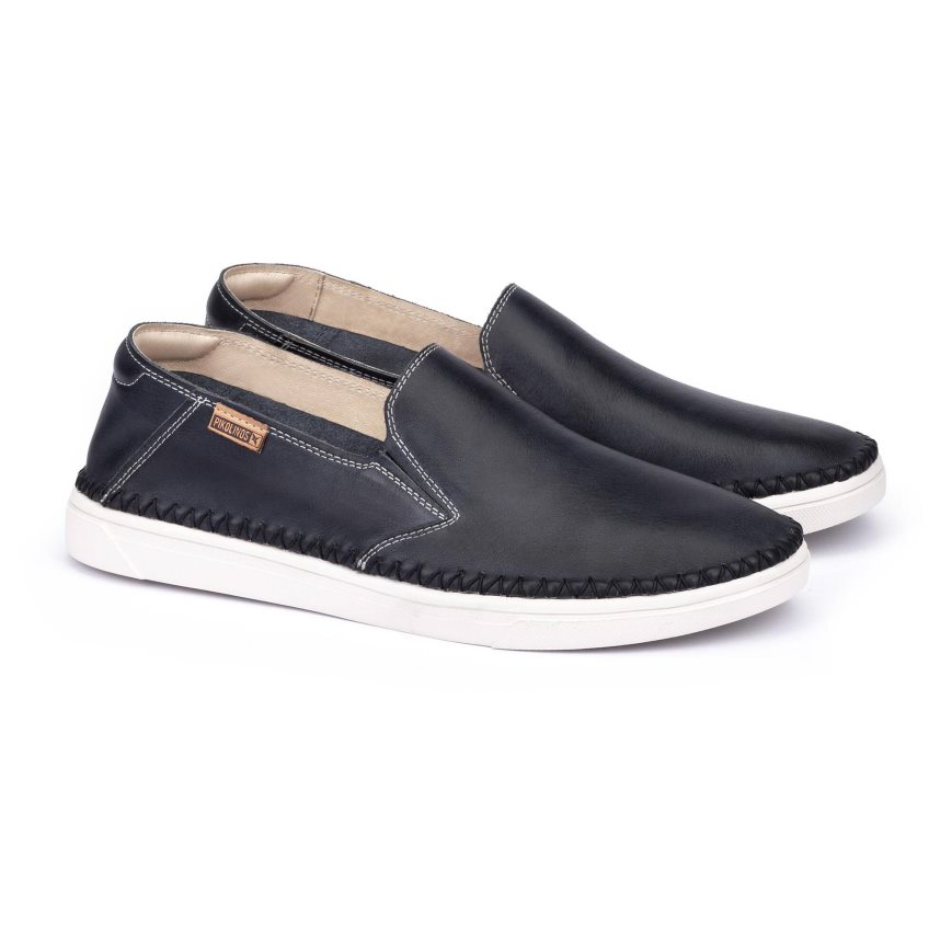 Blue Pikolinos ALICANTE Men's Moccasins | BVPW0T693