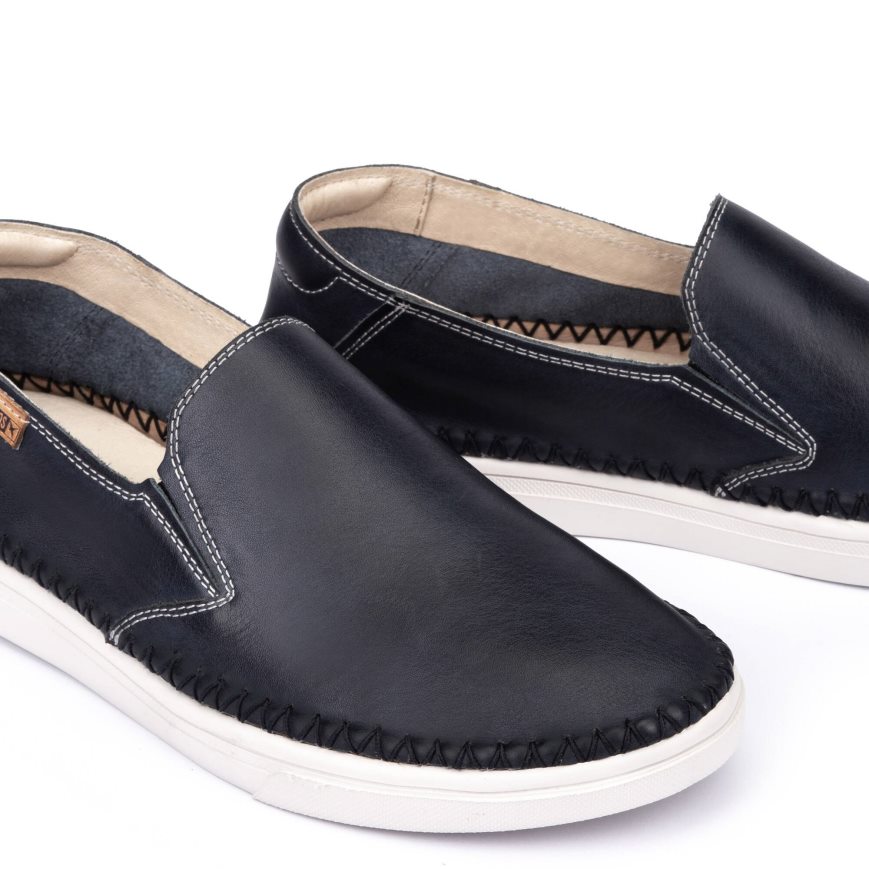 Blue Pikolinos ALICANTE Men's Moccasins | BVPW0T693