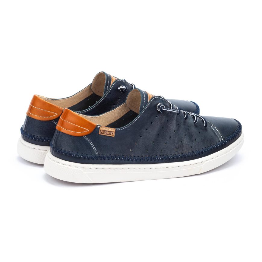 Blue Pikolinos ALICANTE Men's Sneakers | RCSG2164T