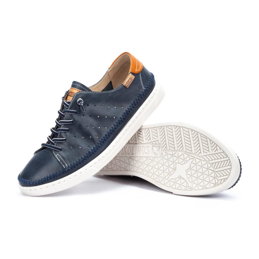 Blue Pikolinos ALICANTE Men's Sneakers | RCSG2164T