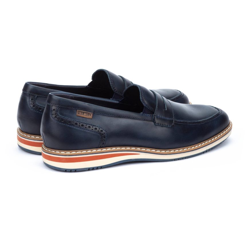 Blue Pikolinos AVILA Men's Moccasins | MST189174