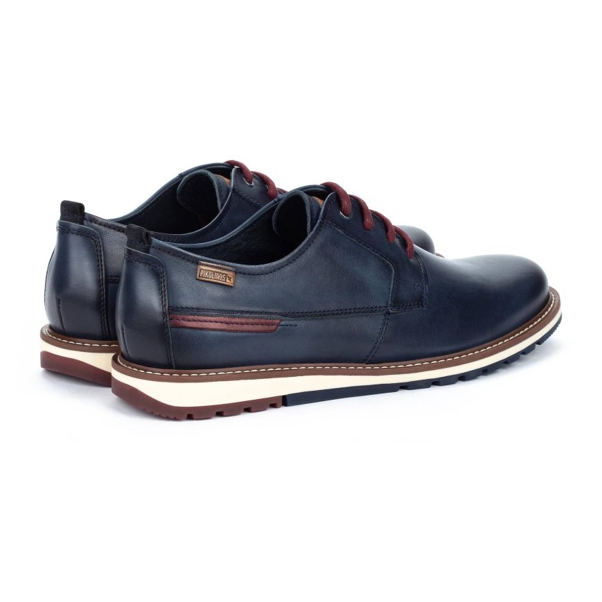 Blue Pikolinos BERNA Men's Lace Up Shoes | BWJY27431