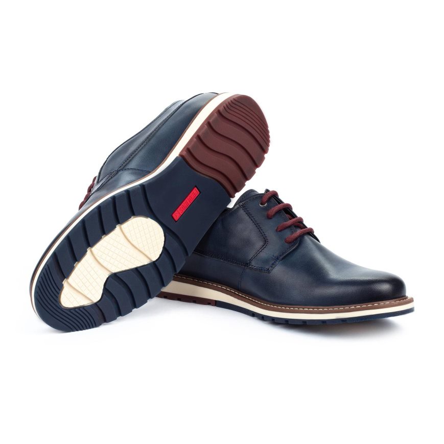 Blue Pikolinos BERNA Men's Lace Up Shoes | BWJY27431