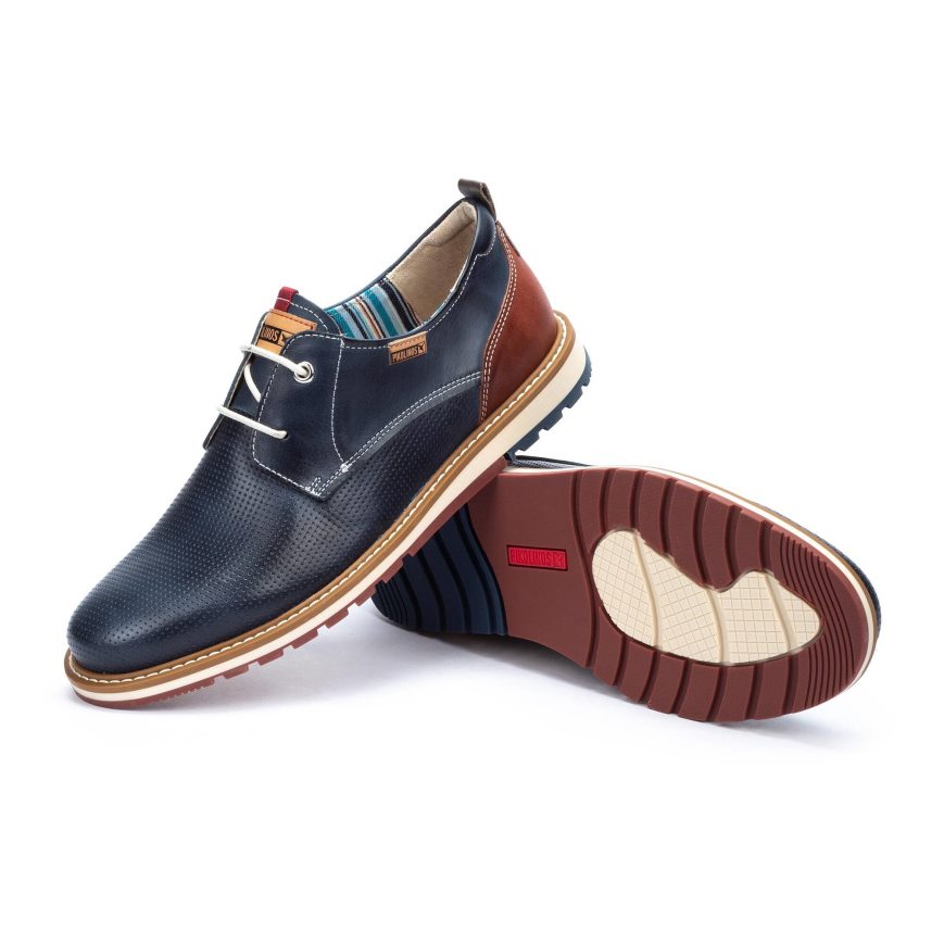 Blue Pikolinos BERNA Men's Lace Up Shoes | HAJL0T123