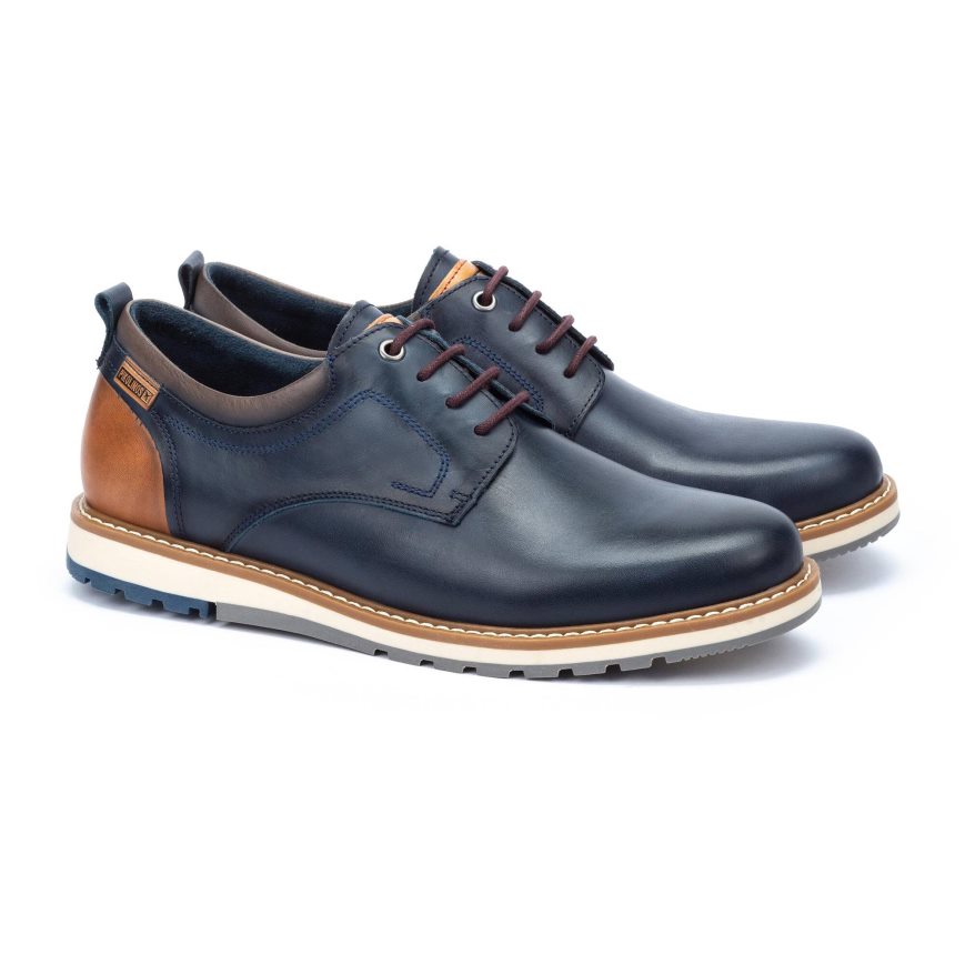 Blue Pikolinos BERNA Men's Lace Up Shoes | UTIS4936T