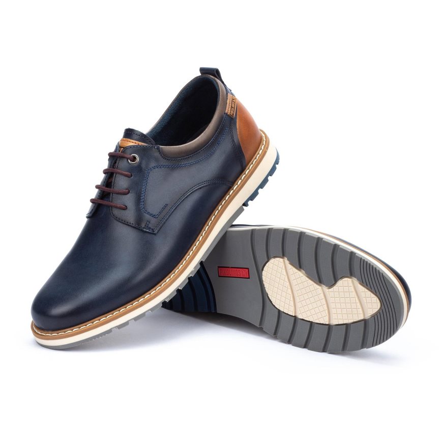 Blue Pikolinos BERNA Men's Lace Up Shoes | UTIS4936T