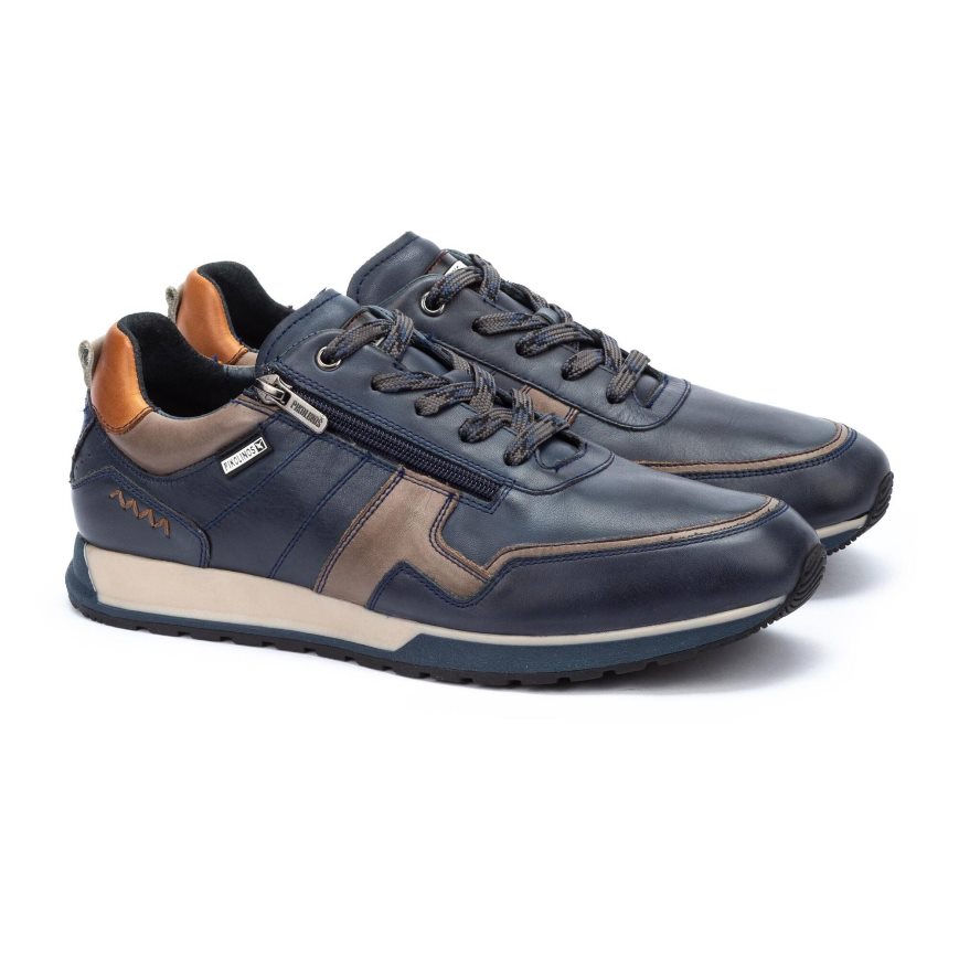 Blue Pikolinos CAMBIL Men's Sneakers | ITCR92671