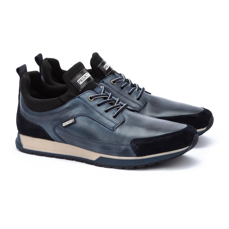 Blue Pikolinos CAMBIL Men's Sneakers | IZBY06943