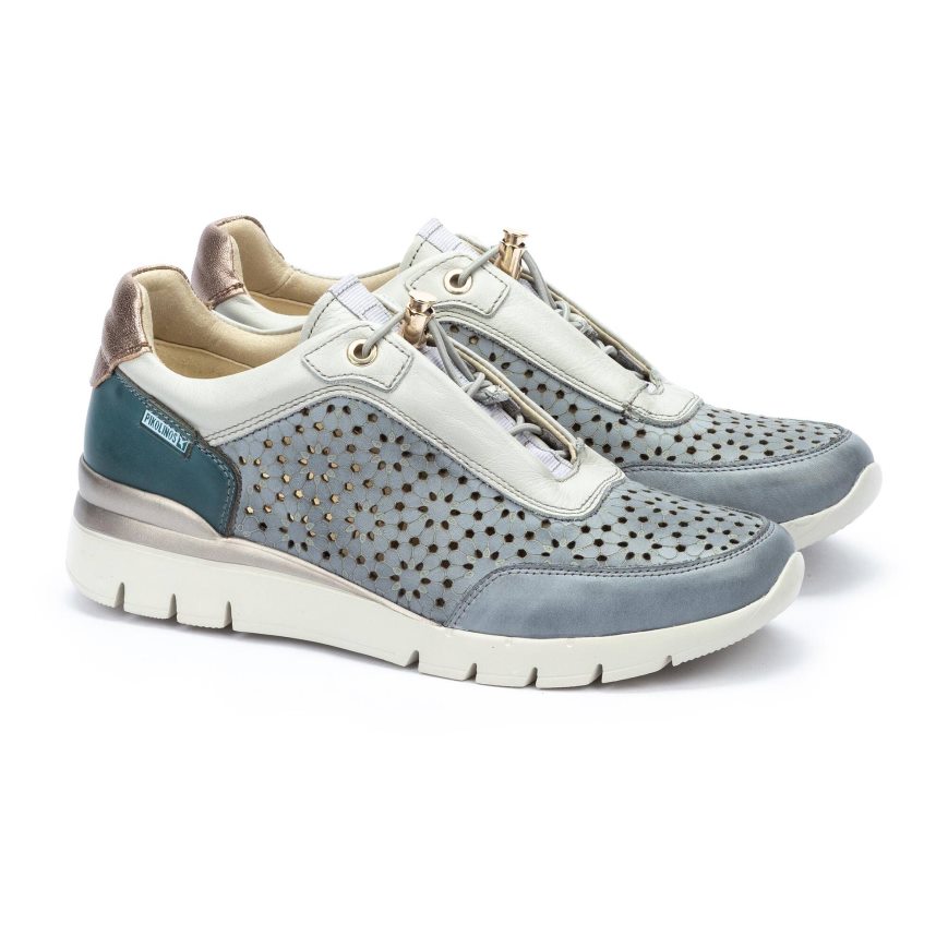 Blue Pikolinos CANTABRIA Women's Sneakers | MGZE72038