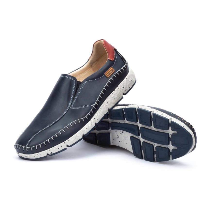 Blue Pikolinos FUENCARRAL Men's Boat Shoes | UPZS4829T