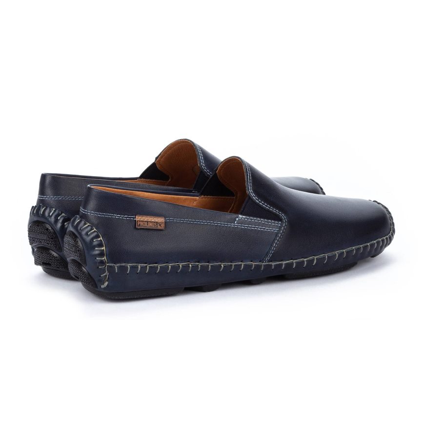 Blue Pikolinos JEREZ Men's Moccasins | IZYH86924