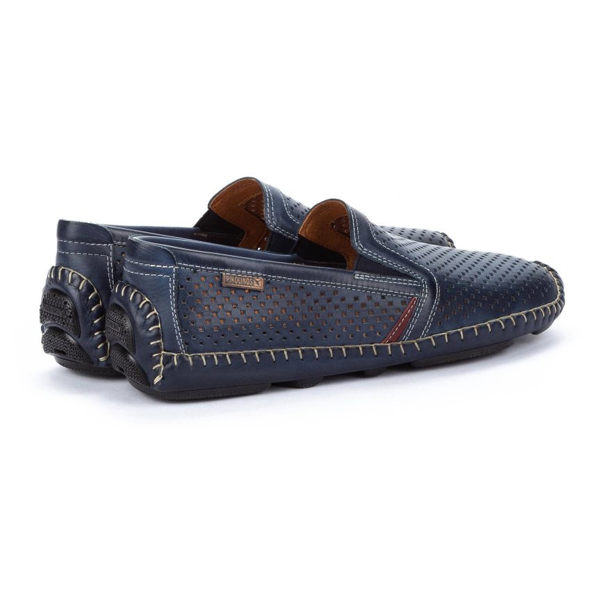 Blue Pikolinos JEREZ Men's Moccasins | NMQH437T0