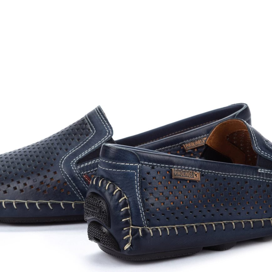 Blue Pikolinos JEREZ Men's Moccasins | NMQH437T0