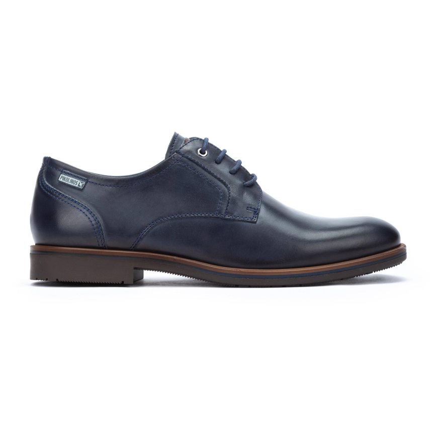 Blue Pikolinos LEON Men\'s Casual Shoes | TVJZT1687