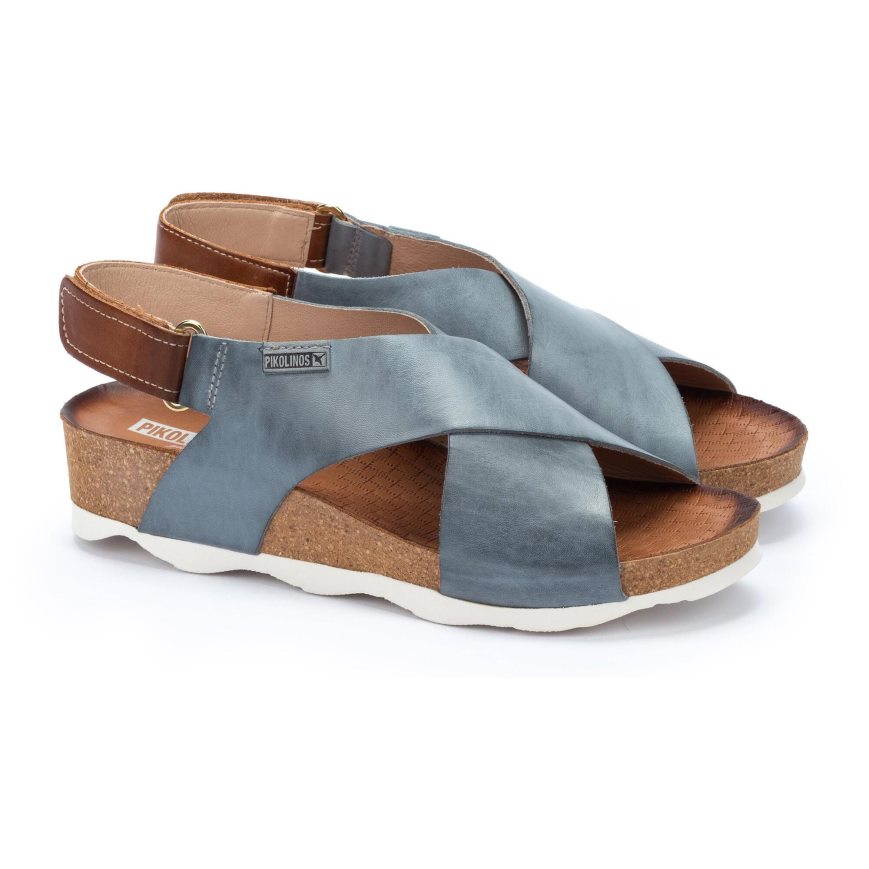 Blue Pikolinos MAHON Women's Sandals | DYJW40963