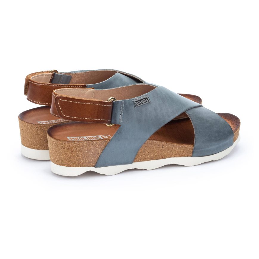 Blue Pikolinos MAHON Women's Sandals | DYJW40963