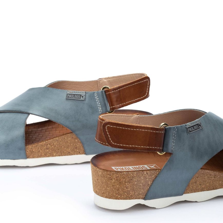 Blue Pikolinos MAHON Women's Sandals | DYJW40963