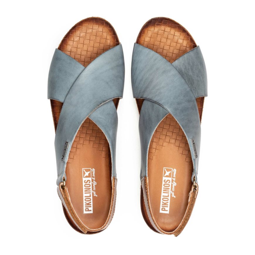 Blue Pikolinos MAHON Women's Sandals | DYJW40963