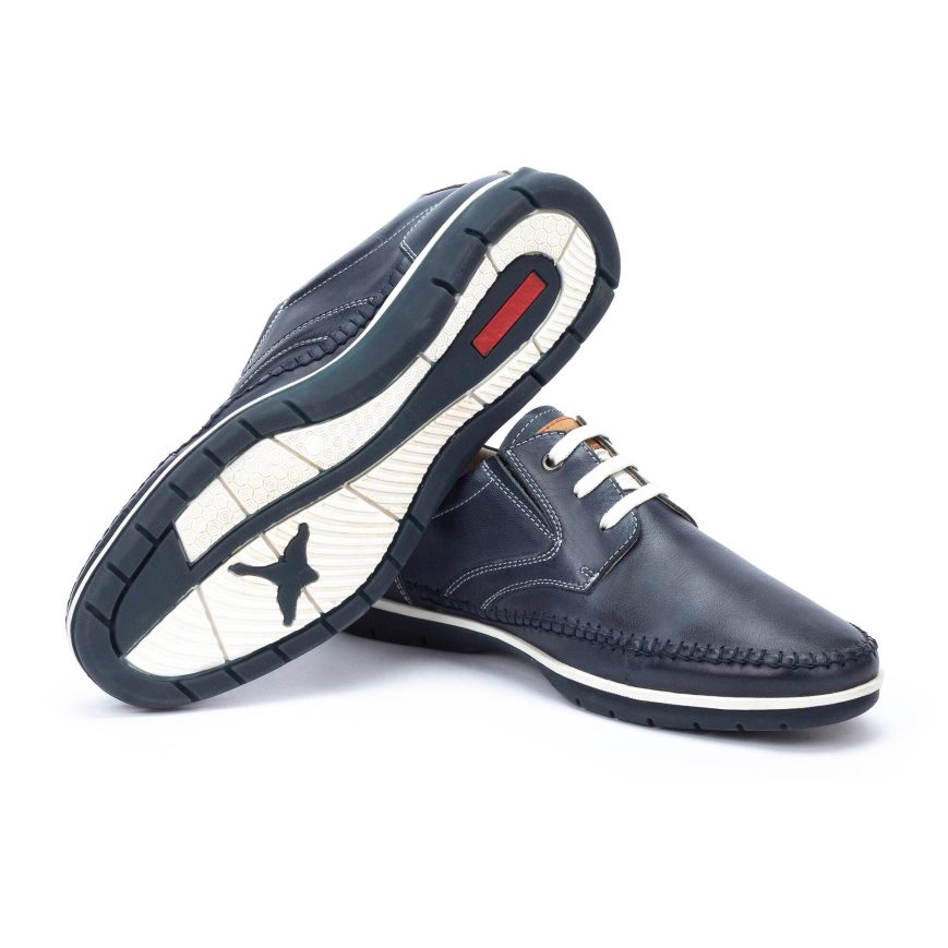 Blue Pikolinos MARBELLA Men's Boat Shoes | MYV117284