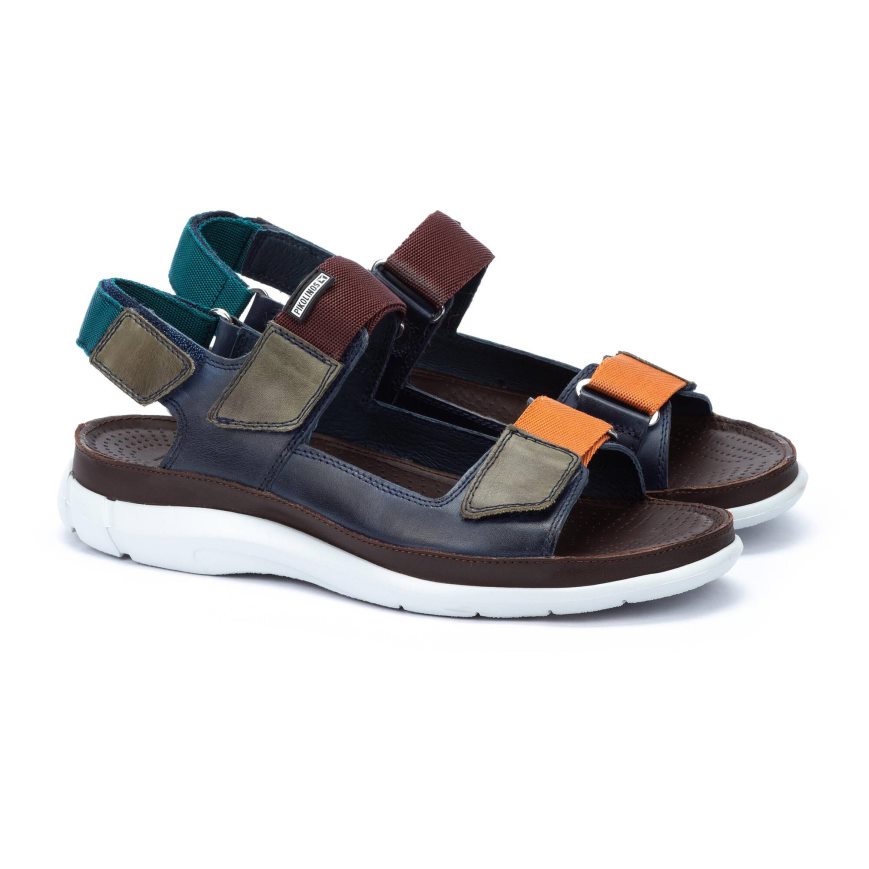 Blue Pikolinos OROPESA Men's Sandals | WRDG6073T