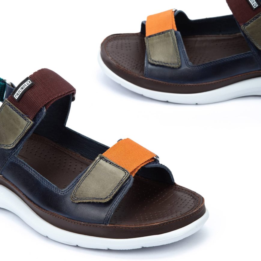 Blue Pikolinos OROPESA Men's Sandals | WRDG6073T