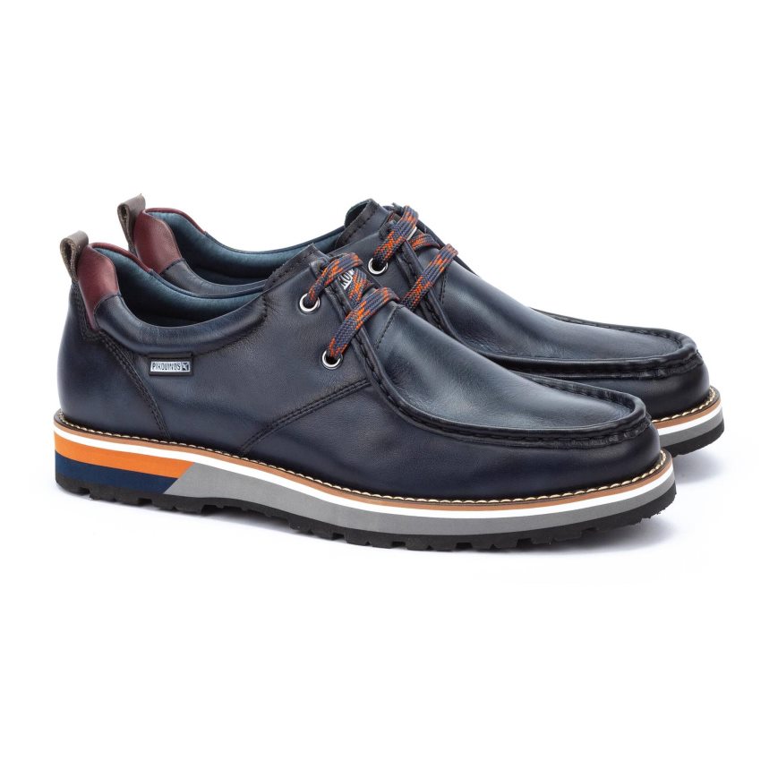 Blue Pikolinos PIRINEOS Men's Lace Up Shoes | JEVY48710