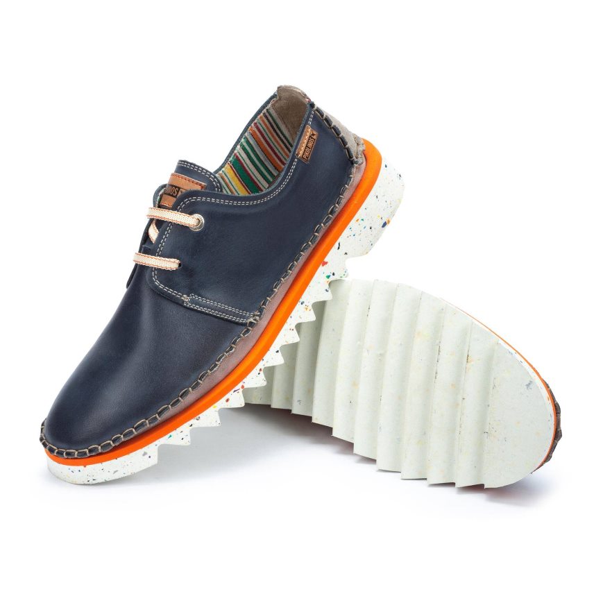 Blue Pikolinos VILLENA Men's Lace Up Shoes | FNTD43962