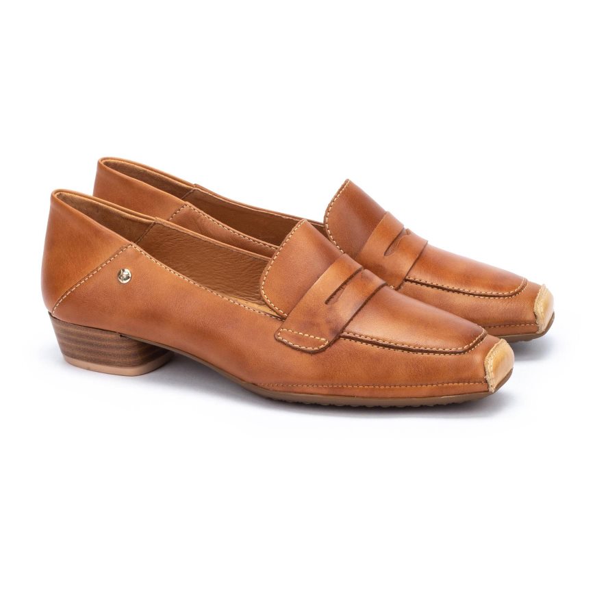 Brown Pikolinos ALAMEDA Women's Ballet Flats | VR1U84693