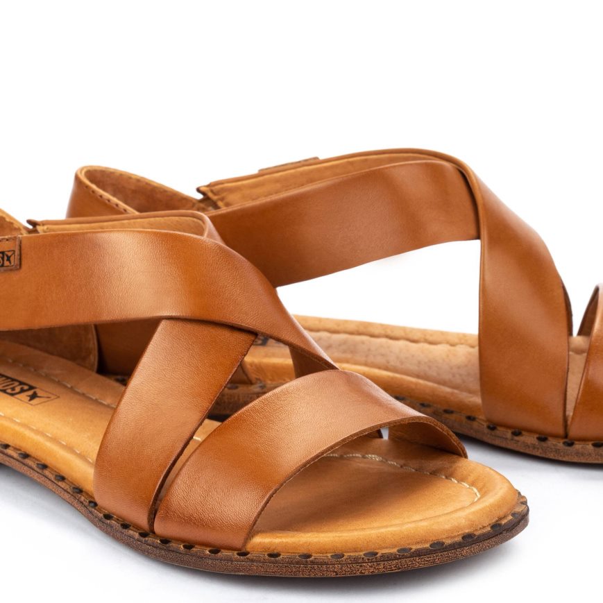 Brown Pikolinos ALGAR Women's Sandals | HJNF76821