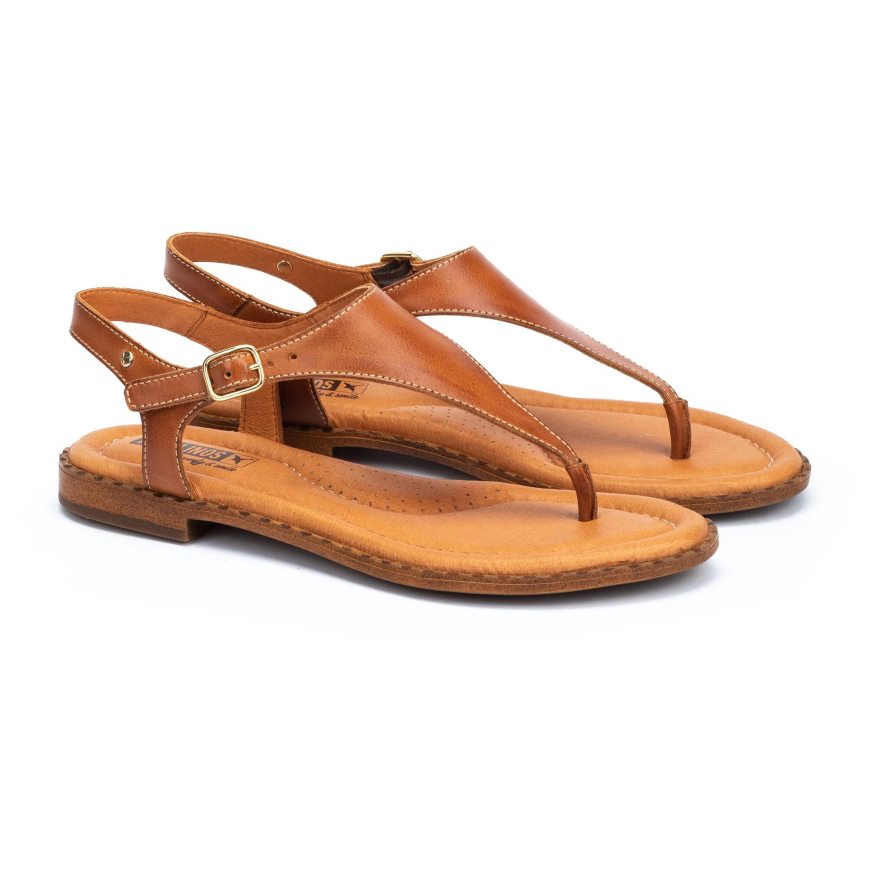 Brown Pikolinos ALGAR Women's Sandals | XJIM269T4