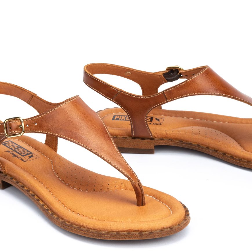 Brown Pikolinos ALGAR Women's Sandals | XJIM269T4