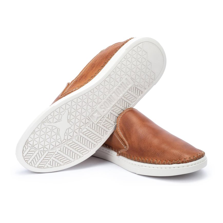 Brown Pikolinos ALICANTE Men's Moccasins | AGDI471T8